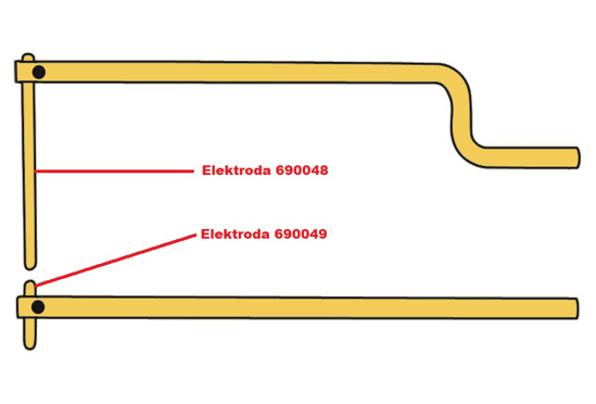 Obrázek z Elektroda pro čelisti XA9 Telwin 690049 